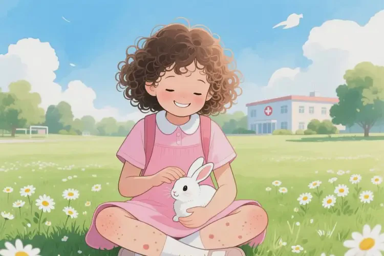 小學(xué)生四肢長(zhǎng)濕疹可以治好嗎(圖3)