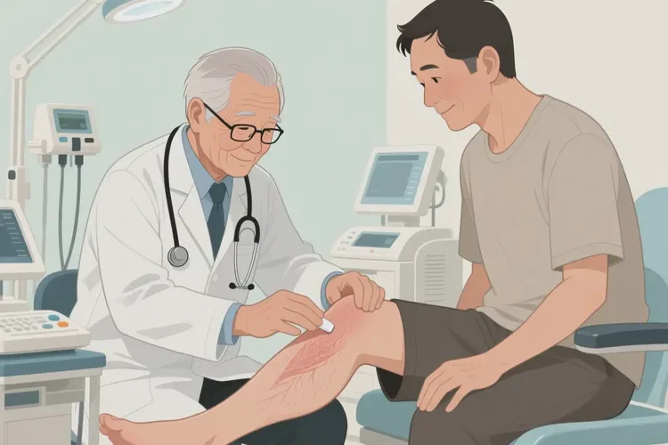 老年人大腿上出現(xiàn)濕疹能靠自己自愈嗎(圖3)