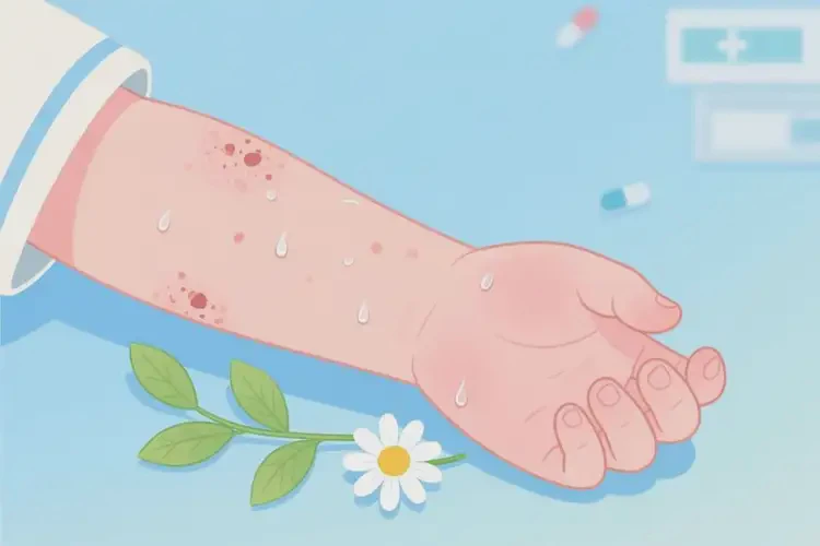 小兒手臂上偶爾長(zhǎng)濕疹可以治好嗎(圖4)