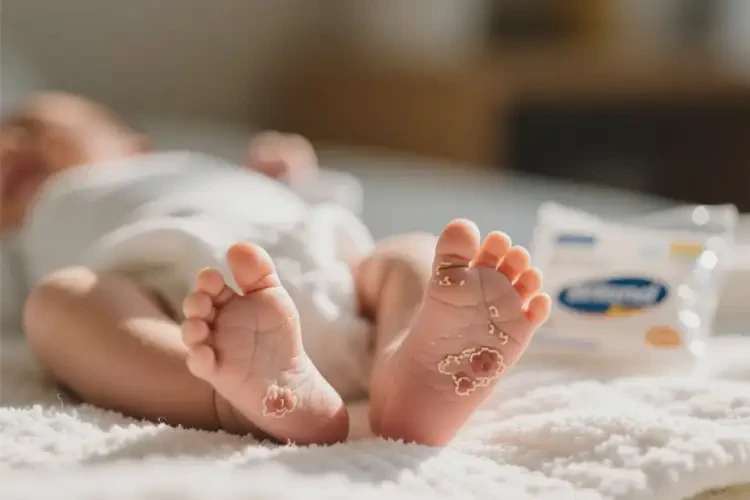 新生儿四肢出湿疹可以治好吗(图3)