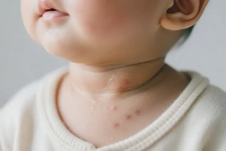 寶寶脖子出現(xiàn)濕疹可以治好嗎(圖3)