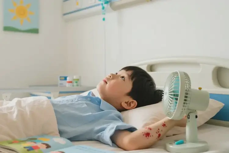 孩子手臂出现湿疹可以治好吗(图1)