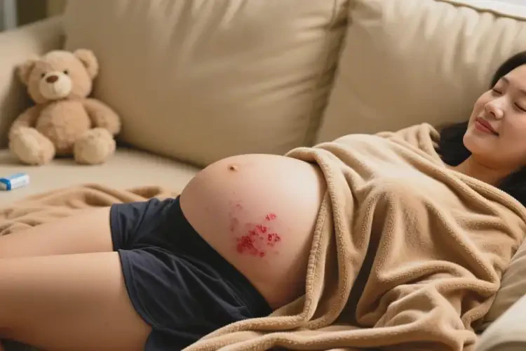 孕婦屁股上容易起濕疹可以治好嗎(圖1)