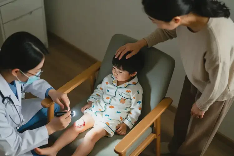 儿童四肢偶尔起湿疹可以治好吗(图1)