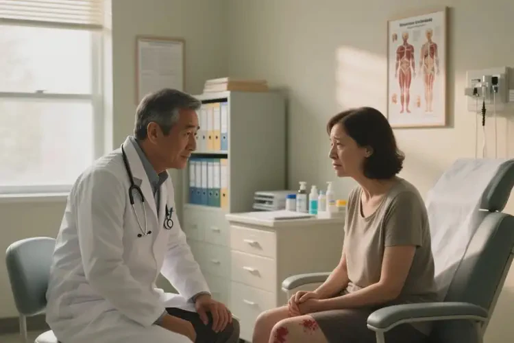 女生大腿上有湿疹可以治好吗(图1)