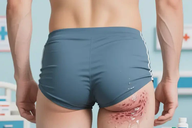 男生屁股上偶爾長濕疹可以治好嗎(圖1)