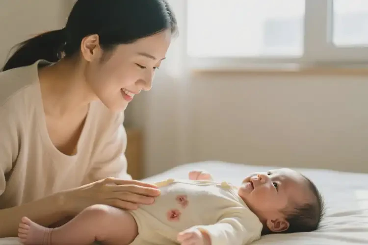 嬰兒肚子起濕疹可以治好嗎(圖4)