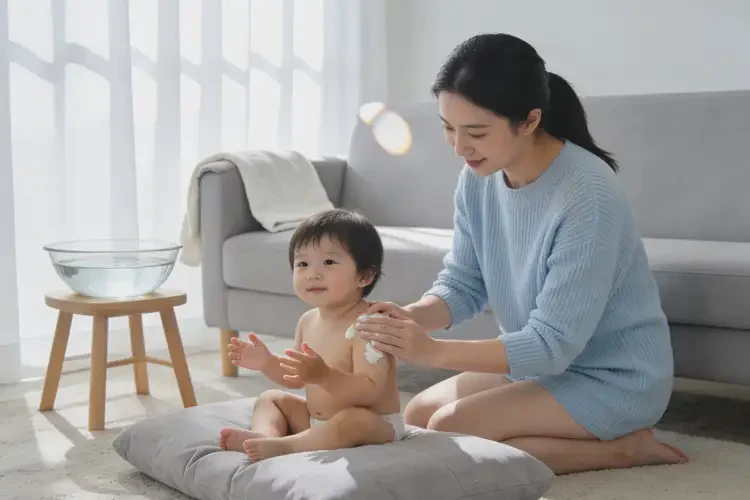 孩子身上偶尔起湿疹可以治好吗(图4)