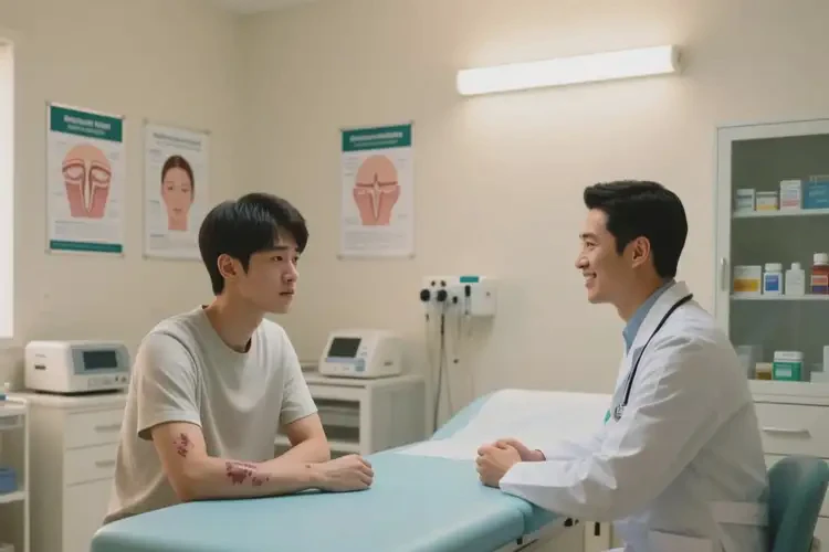 男生手臂上容易起湿疹可以治好吗(图2)