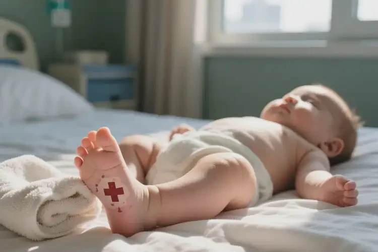 嬰兒腳上出濕疹可以治好嗎(圖1)