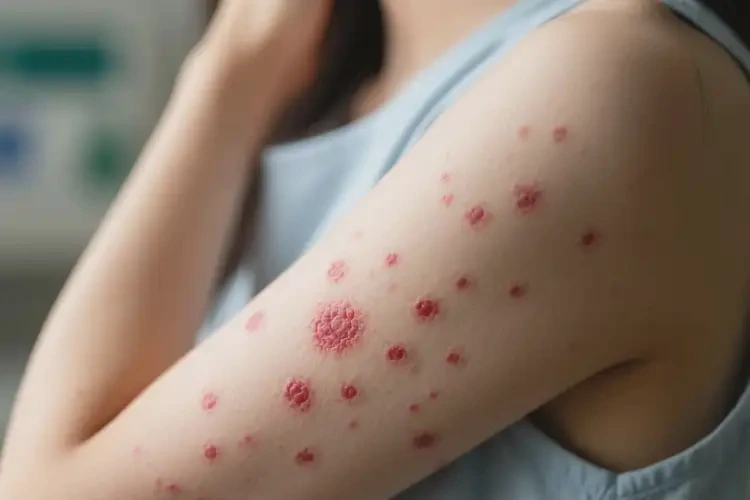 女人手臂上偶爾起濕疹可不可以根治(圖4)