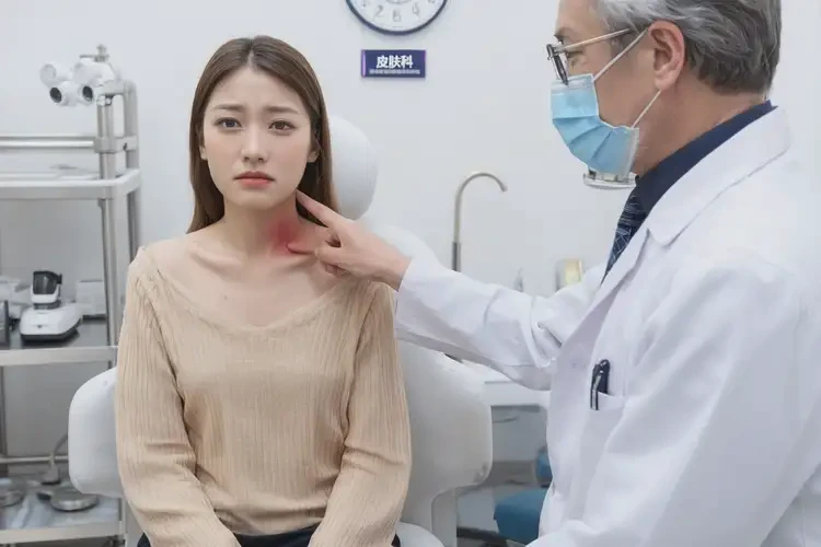 女性脖子容易起濕疹可以治好嗎(圖2)