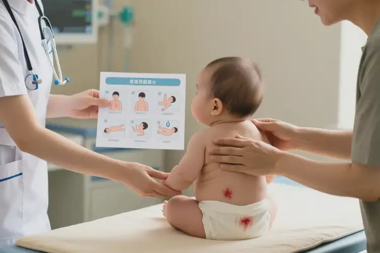 小兒屁股上偶爾起濕疹可以治好嗎(圖2)
