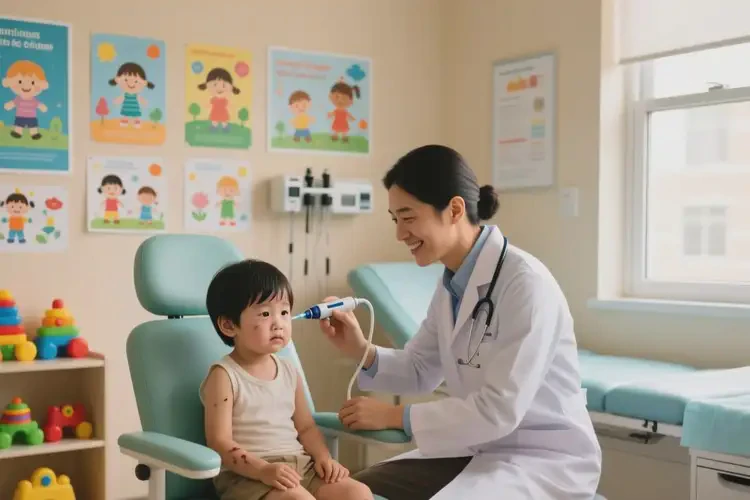 幼儿面部出湿疹可以治好吗(图4)