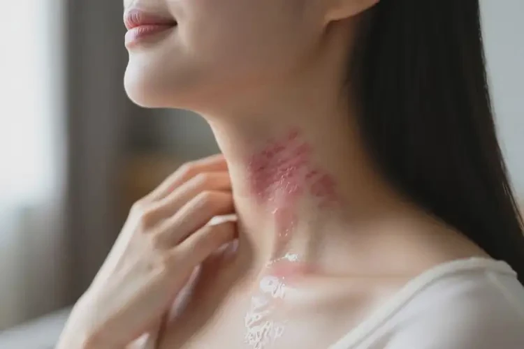 产妇脖子经常起湿疹可以治好吗(图3)