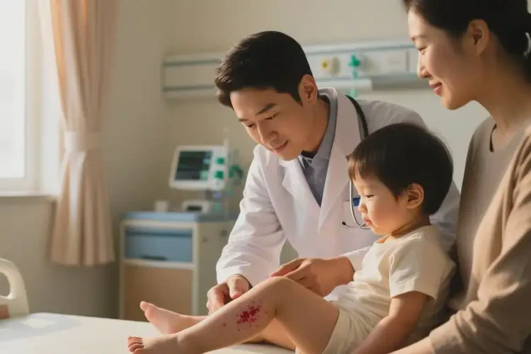 幼儿小腿起湿疹可以治好吗(图1)