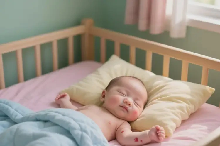 宝宝手臂上偶尔长湿疹能彻底自愈吗(图1)