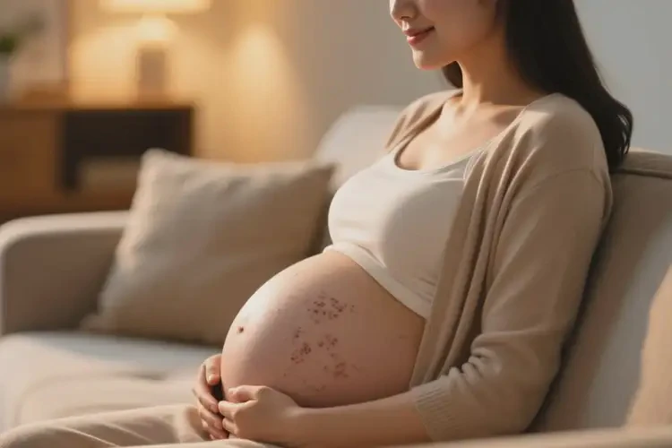 孕妇肚子偶尔长湿疹可以治好吗(图2)