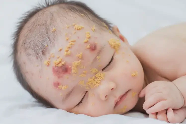 小孩身上長(zhǎng)濕疹不管它會(huì)自己痊愈嗎(圖2)