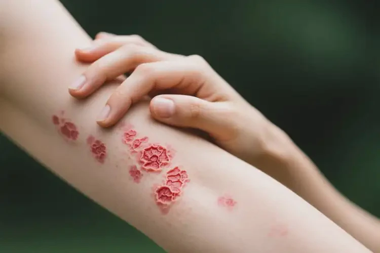 女人手臂上有濕疹可不可以根治(圖2)