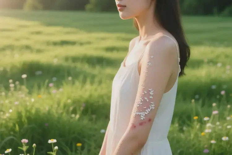 女人手臂上偶尔起湿疹能不能彻底自愈(图3)