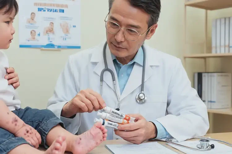 寶寶小腿上出現(xiàn)濕疹可以治好嗎(圖2)