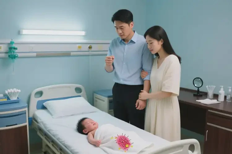 新生儿手臂上长湿疹可以治好吗(图1)