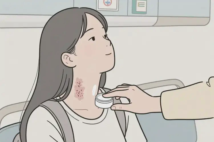 大學生脖子長濕疹可以治好嗎(圖4)