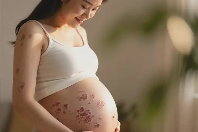 產(chǎn)婦肚子上容易起濕疹可以治好嗎(圖1)