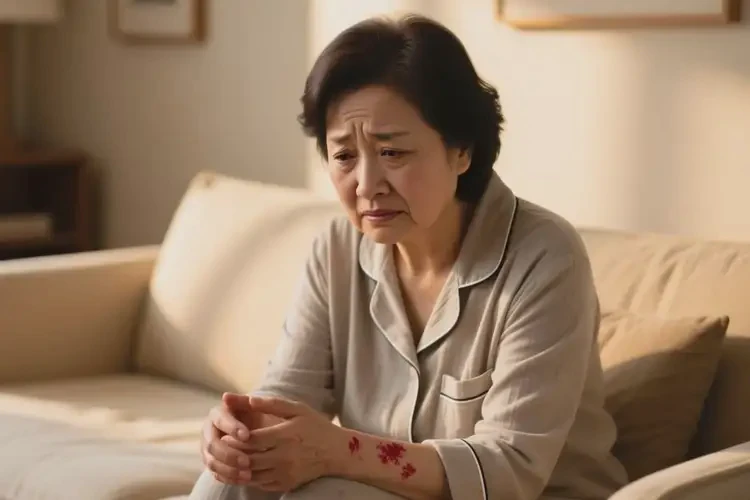 女性手上偶尔长湿疹不管它会自己好吗(图4)