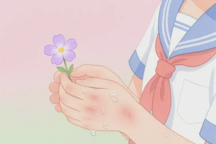 中学生手上偶尔起湿疹可以治好吗(图1)