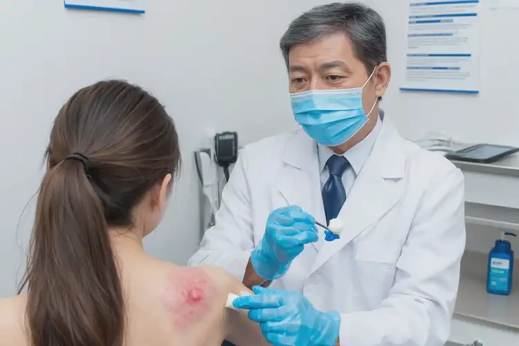 女性脖子上偶爾長濕疹可以治好嗎(圖3)