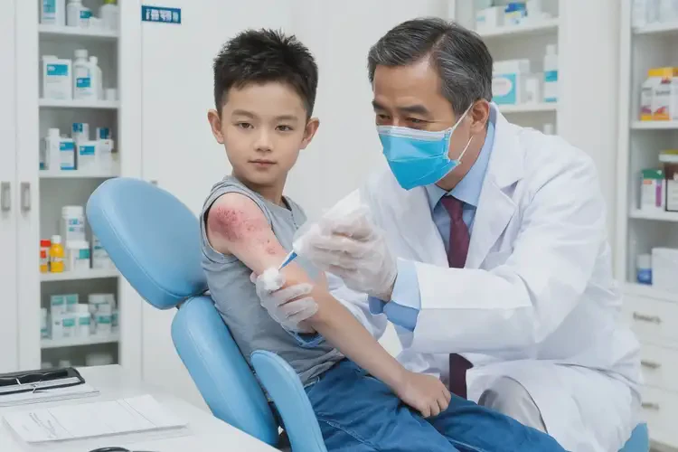 小孩身上長(zhǎng)濕疹不管它會(huì)自己痊愈嗎(圖3)