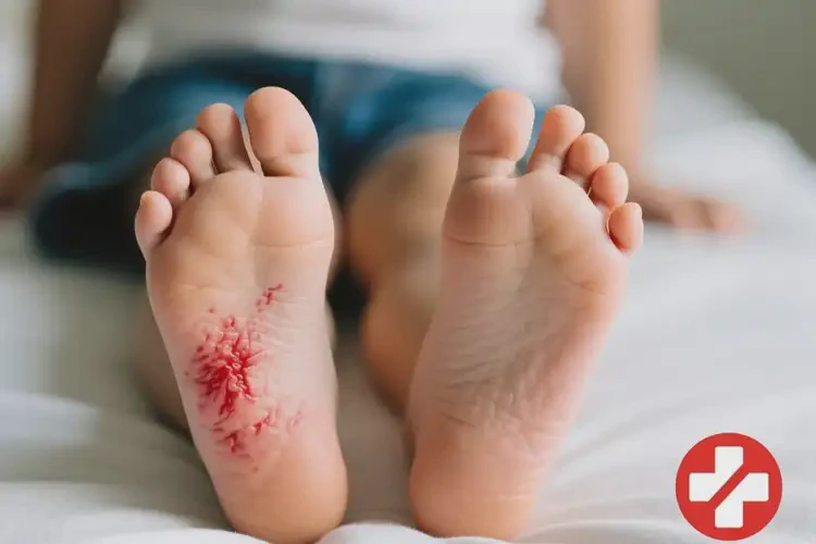 儿童脚上容易长湿疹可以治好吗(图3)