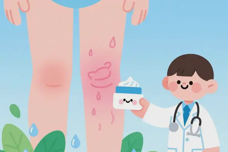 儿童大腿偶尔长湿疹可以治好吗(图3)