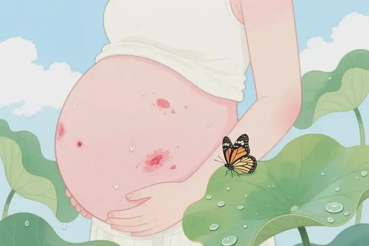 孕妇肚子上经常长湿疹可以治好吗(图1)