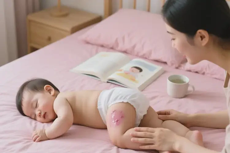 幼兒大腿上長濕疹可以治好嗎(圖2)