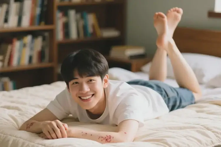 大學(xué)生四肢容易長(zhǎng)濕疹可以治好嗎(圖1)