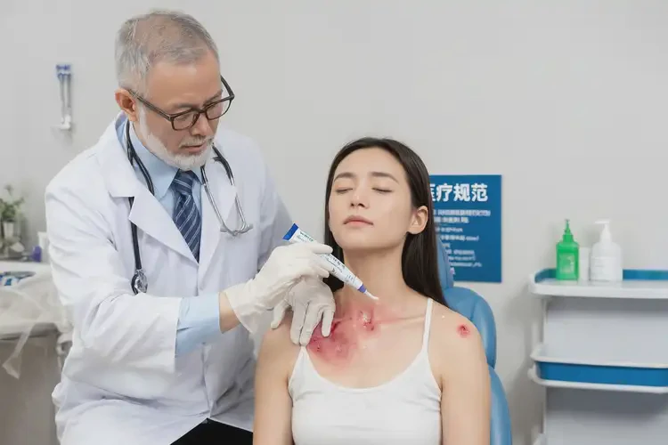 女人脖子經(jīng)常長濕疹可不可以根治(圖3)