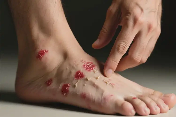 男人腳上偶爾長(zhǎng)濕疹可不可以根治(圖4)