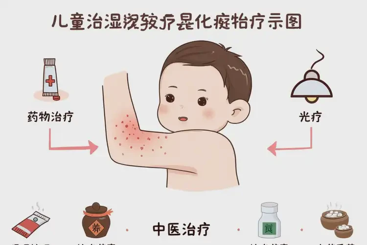 儿童四肢有湿疹可以治好吗(图4)