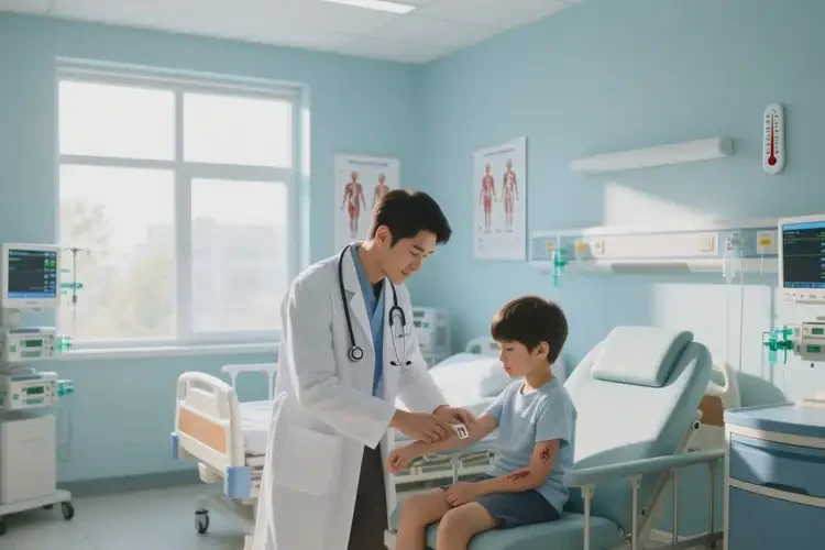 孩子脖子上偶尔起湿疹可以治好吗(图4)