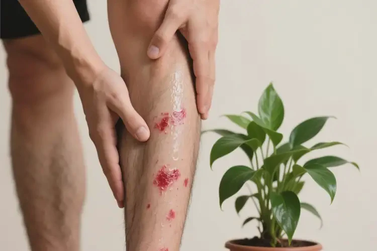 男人小腿出濕疹可以治好嗎(圖3)