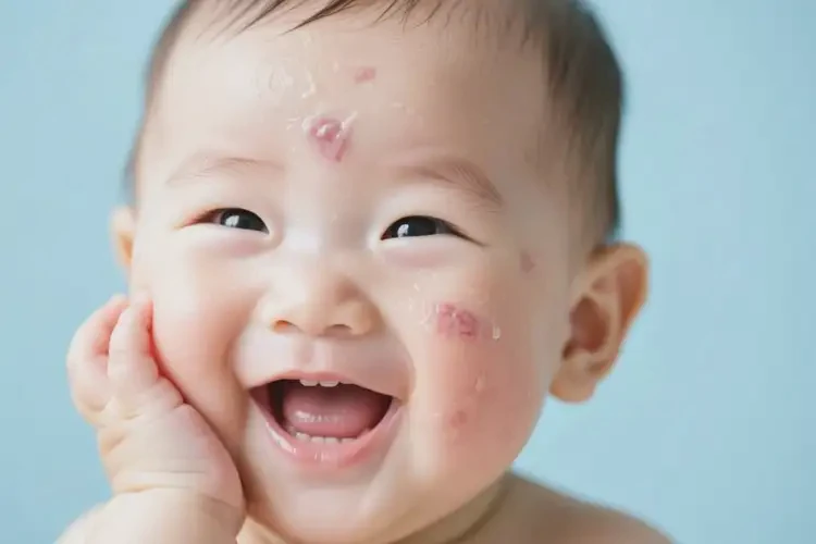 寶寶臉上經(jīng)常起濕疹可以治好嗎(圖1)