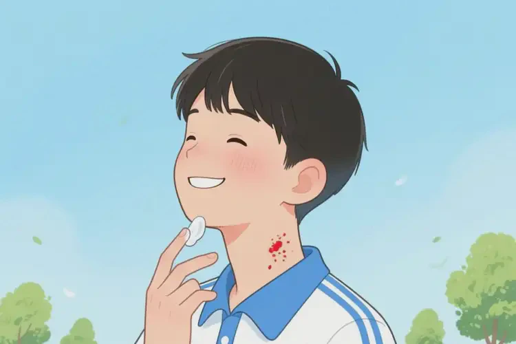 中學(xué)生脖子上出濕疹可以治好嗎(圖4)