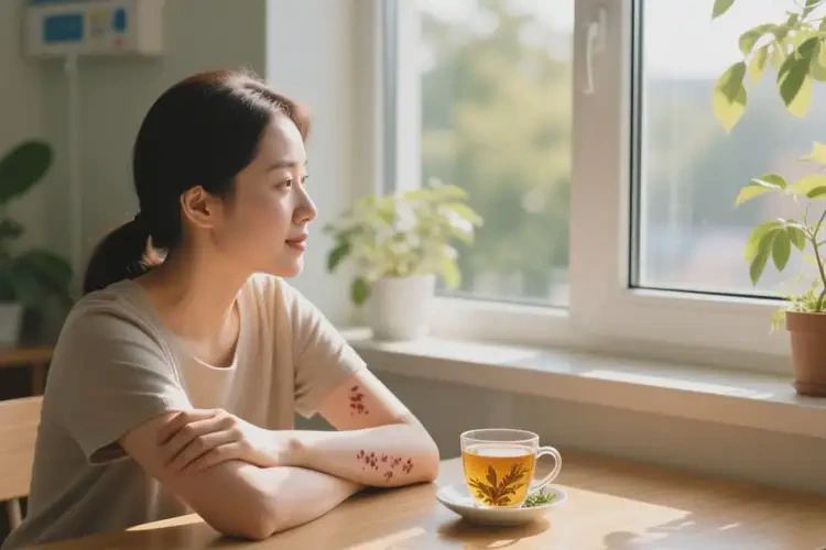 女人手臂有濕疹可以治好嗎(圖2)