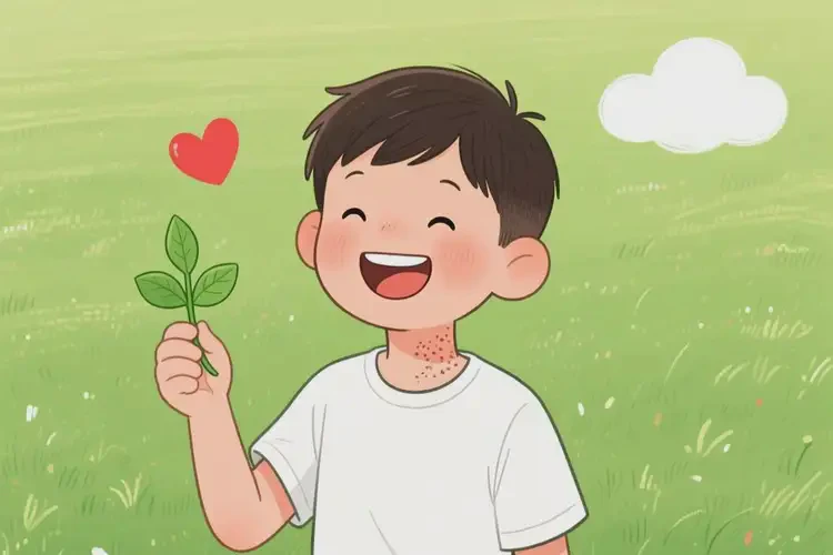 小學(xué)生脖子出現(xiàn)濕疹可以治好嗎(圖1)