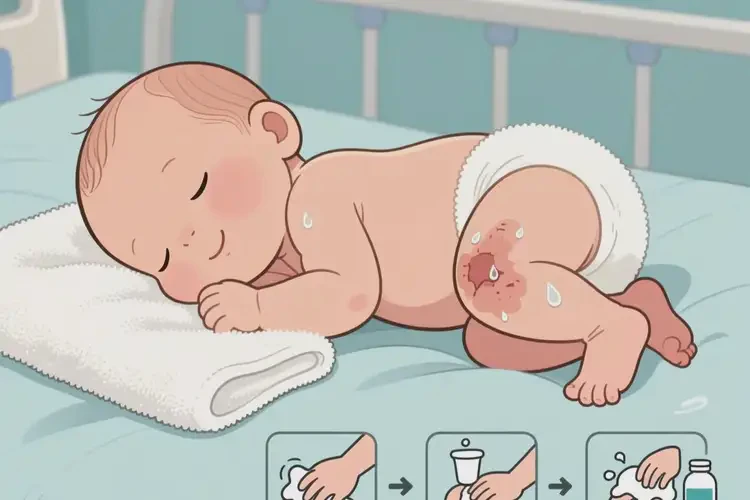 新生儿大腿起湿疹可以治好吗(图2)