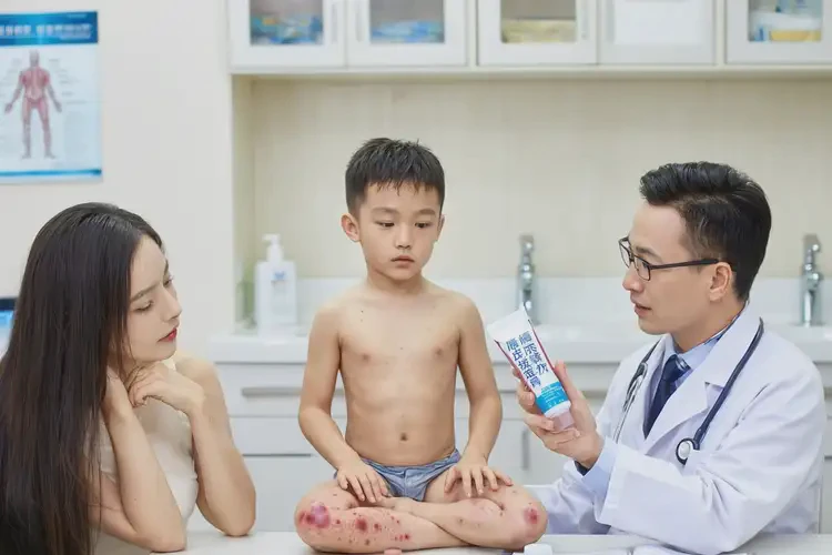 寶寶大腿起濕疹可以治好嗎(圖2)