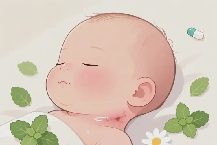 寶寶脖子出現(xiàn)濕疹可以治好嗎(圖4)